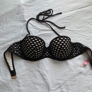 Victoria’s Secret black and white bikini top